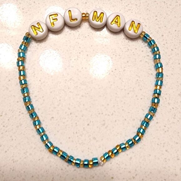 Custom NFL Man Miami Dolphins Friendship Bracelet - Picture 1 of 2